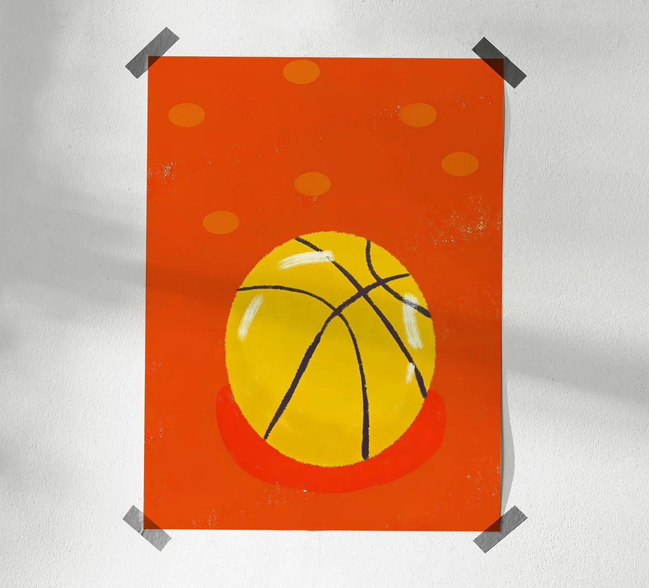 Basket-ball poster de PERSONAL TOUCH