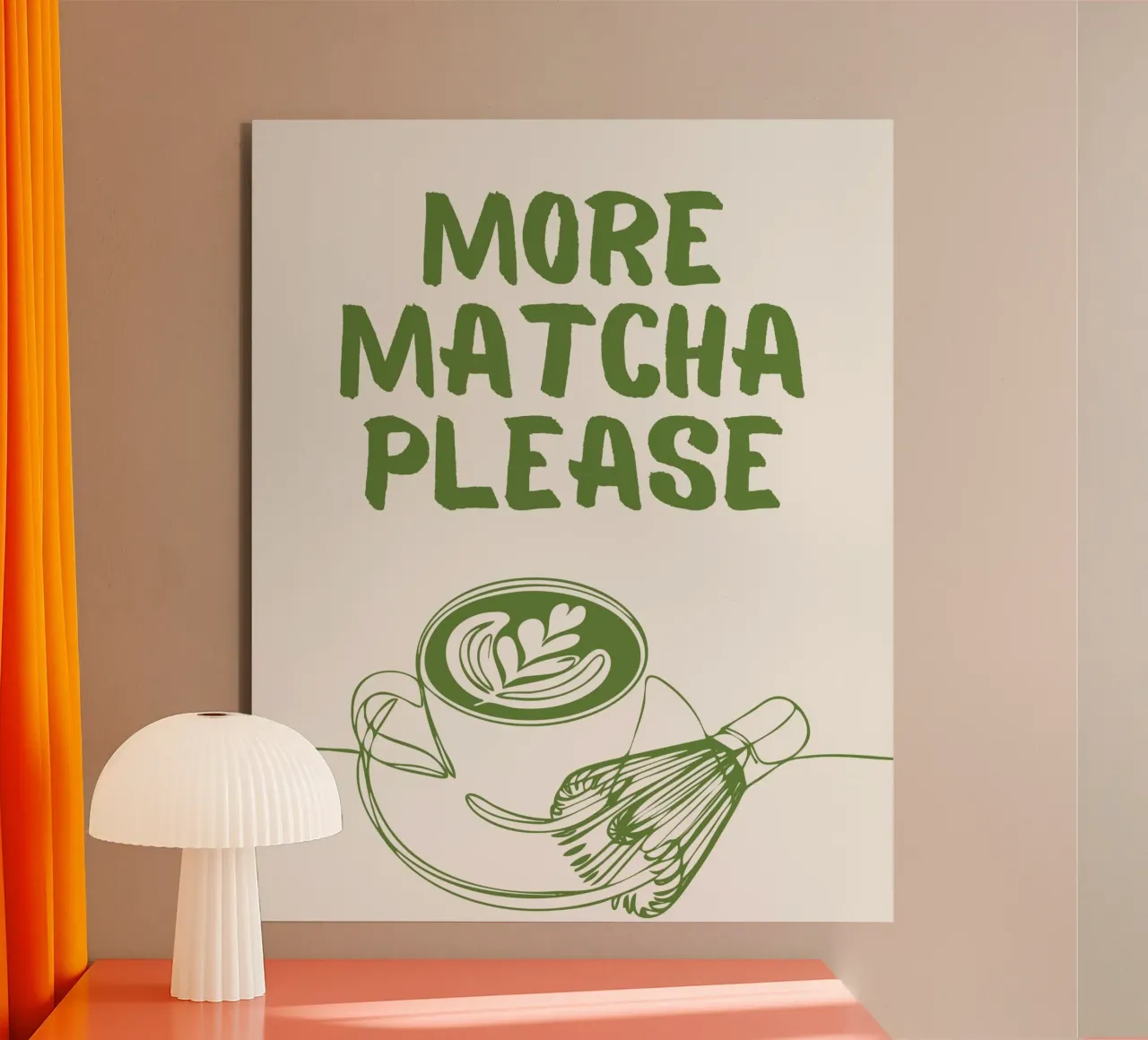 More Matcha please alluminio dibond da chellylovesdesign