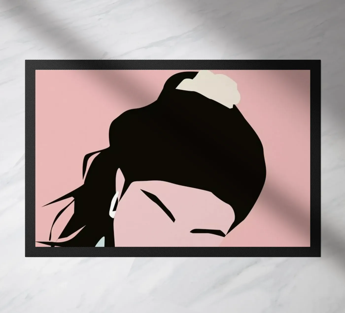 Ponytail Fußmatte von Helena Ravenne