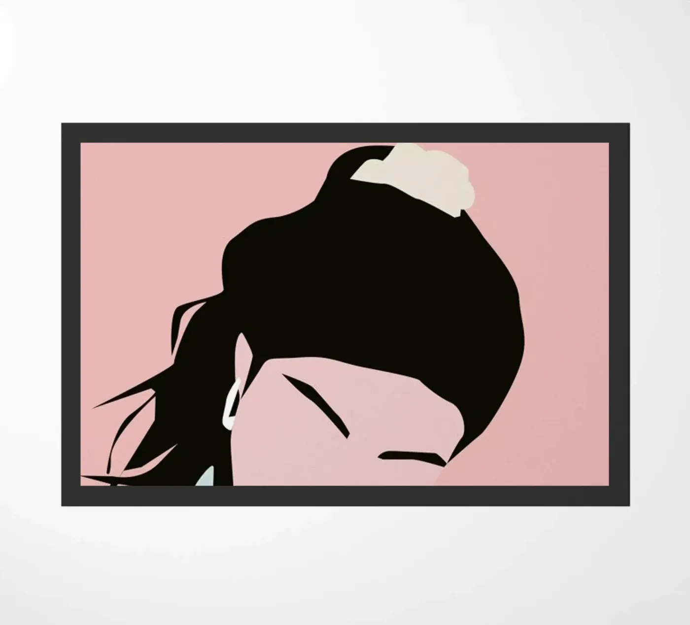 Ponytail Fußmatte von Helena Ravenne
