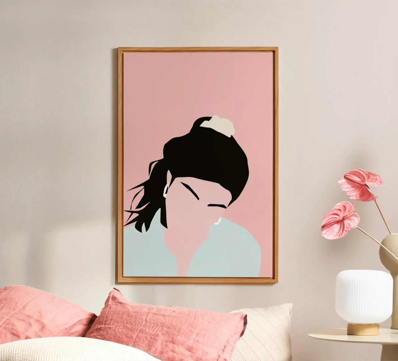 Ponytail alluminio dibond da Helena Ravenne