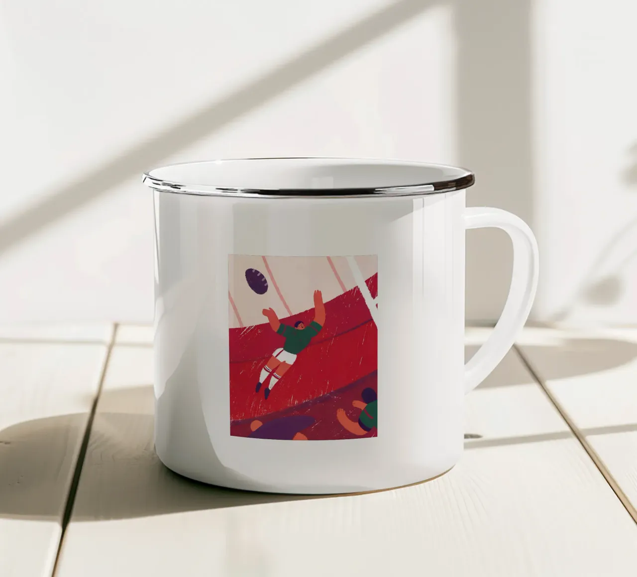 Portiere tazza in smalto da PERSONAL TOUCH