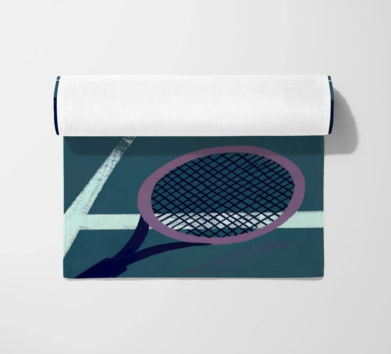 Giocare a tennis telo mare da PERSONAL TOUCH