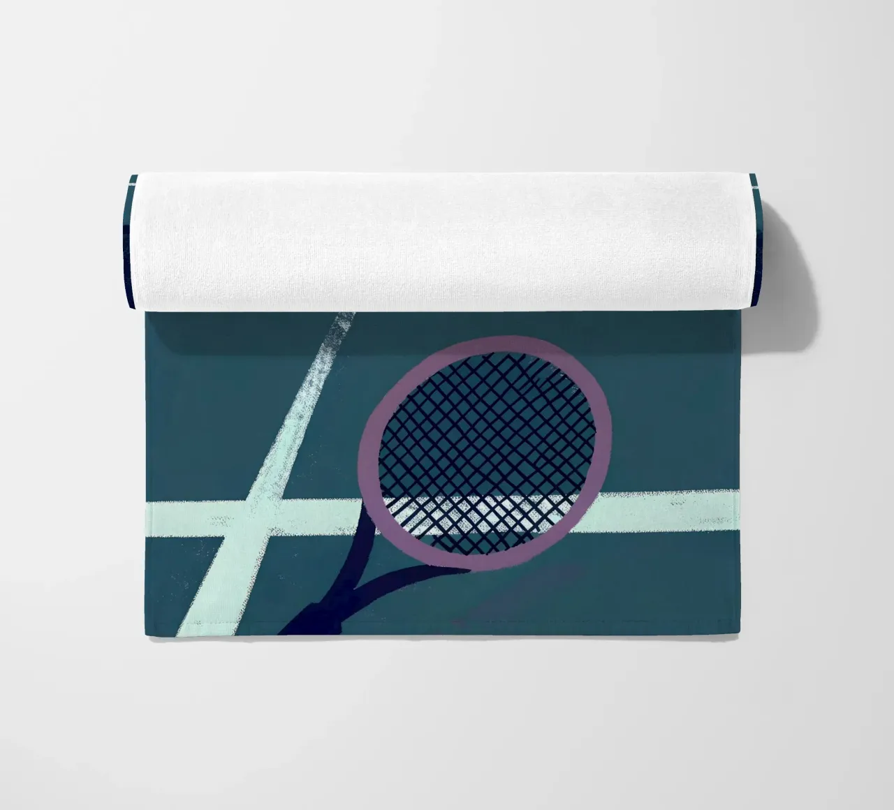 Giocare a tennis telo mare da PERSONAL TOUCH