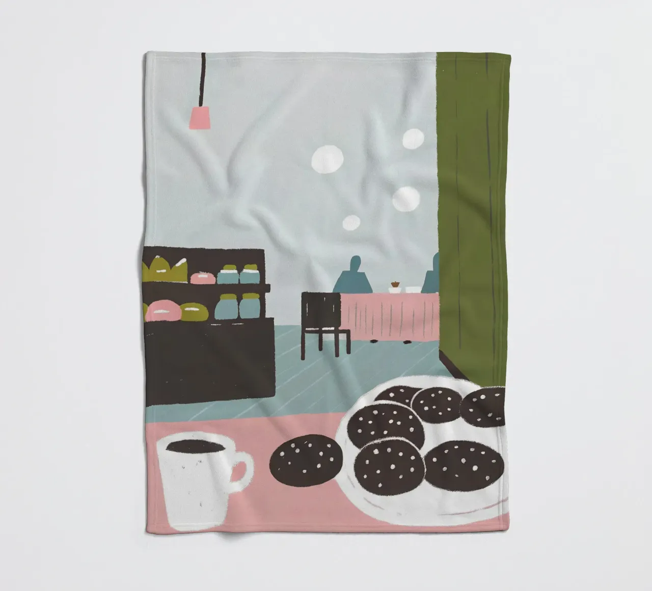 Colazione Pane e caffè coperta in pile da PERSONAL TOUCH