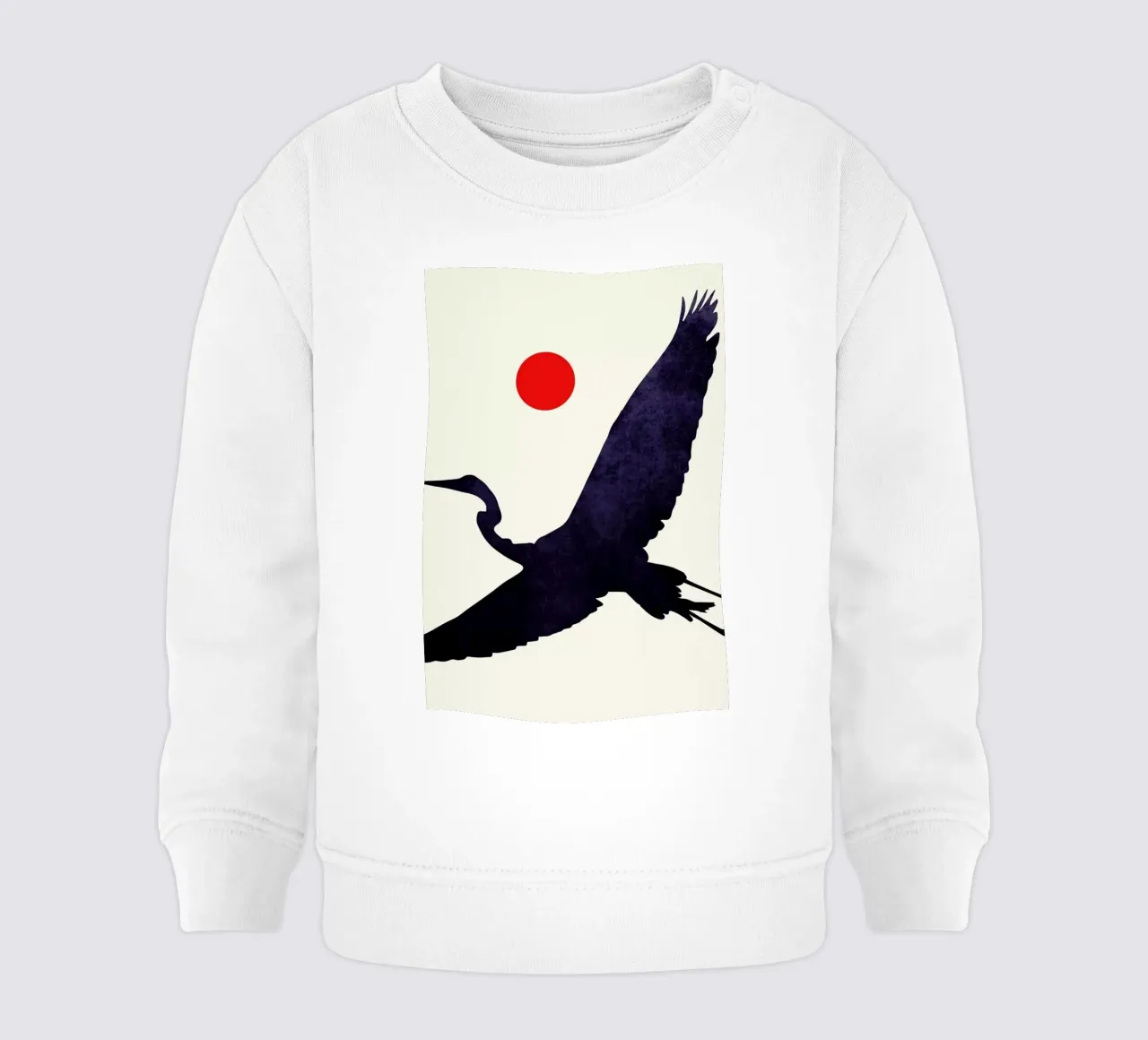 Crane felpa neonato da Kubistika