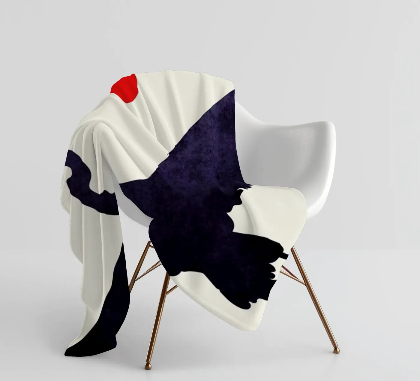 Crane fleecedeken van Kubistika