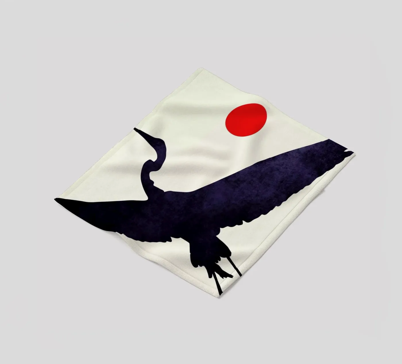 Crane fleecedeken van Kubistika