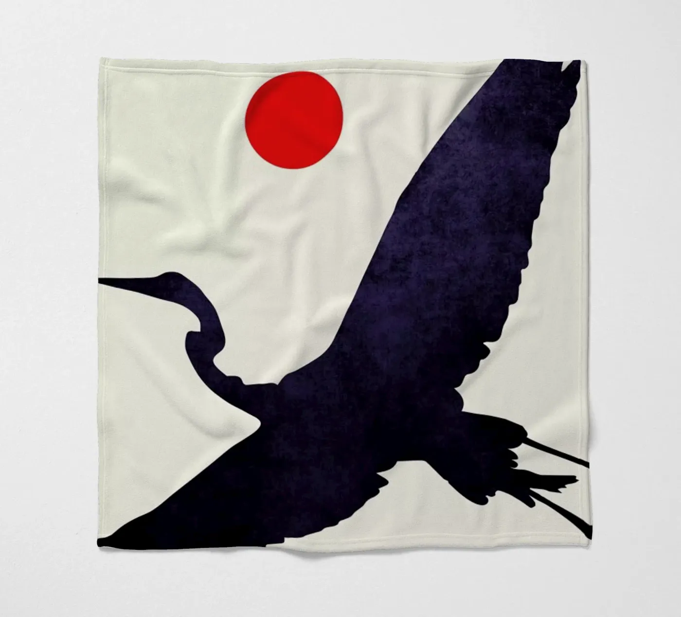 Crane Fleecedecke von Kubistika