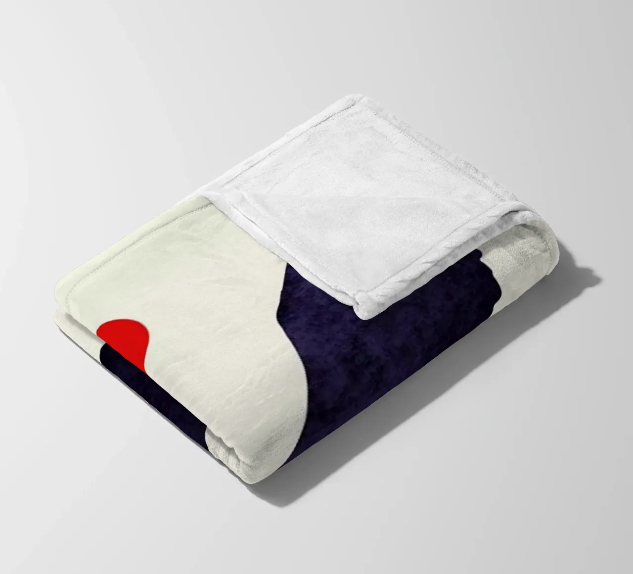 Crane fleece blanket by Kubistika