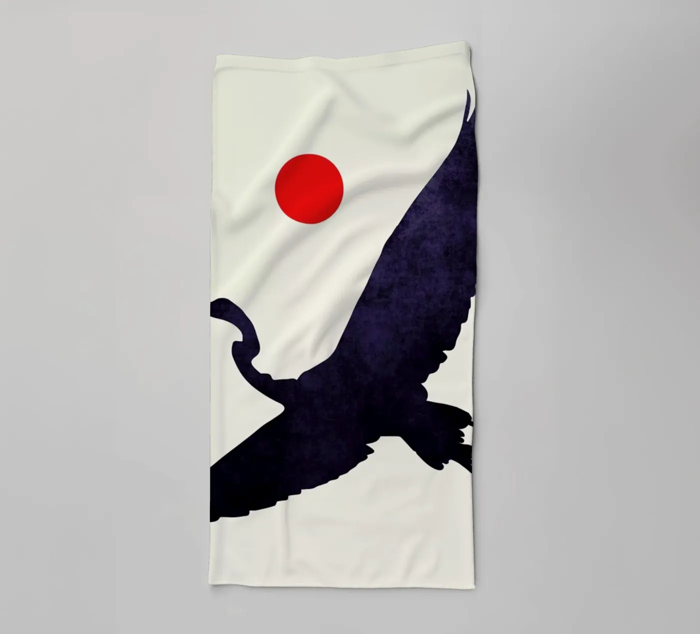 Crane towel by Kubistika