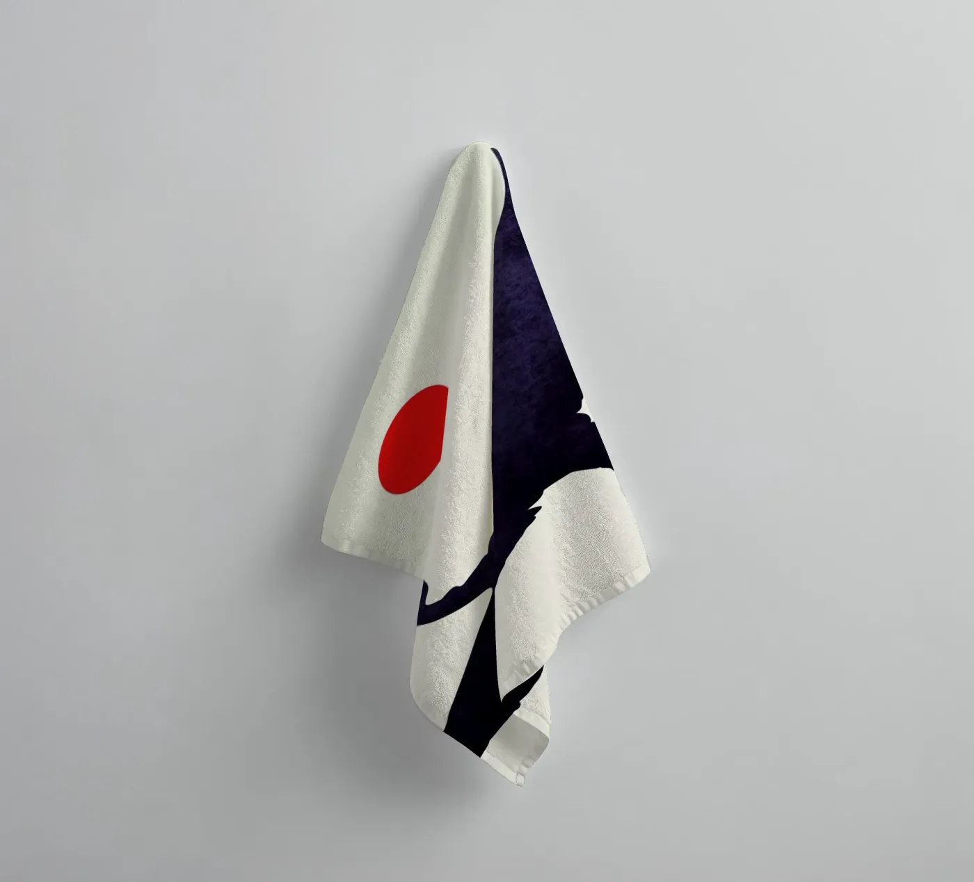 Crane towel by Kubistika