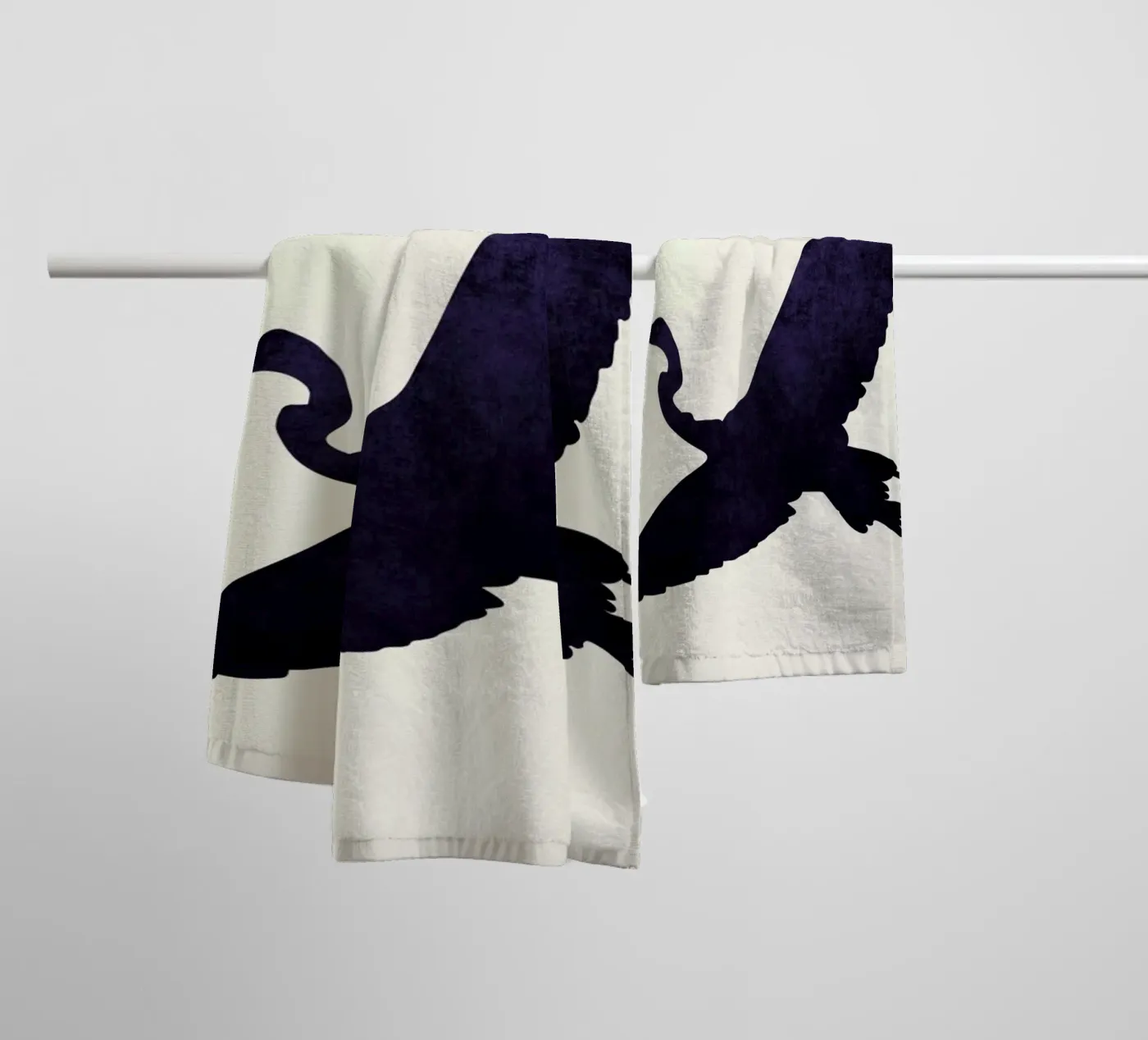 Crane badhanddoek van Kubistika