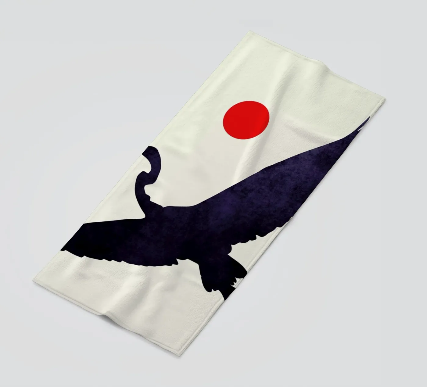 Crane Strandtuch von Kubistika