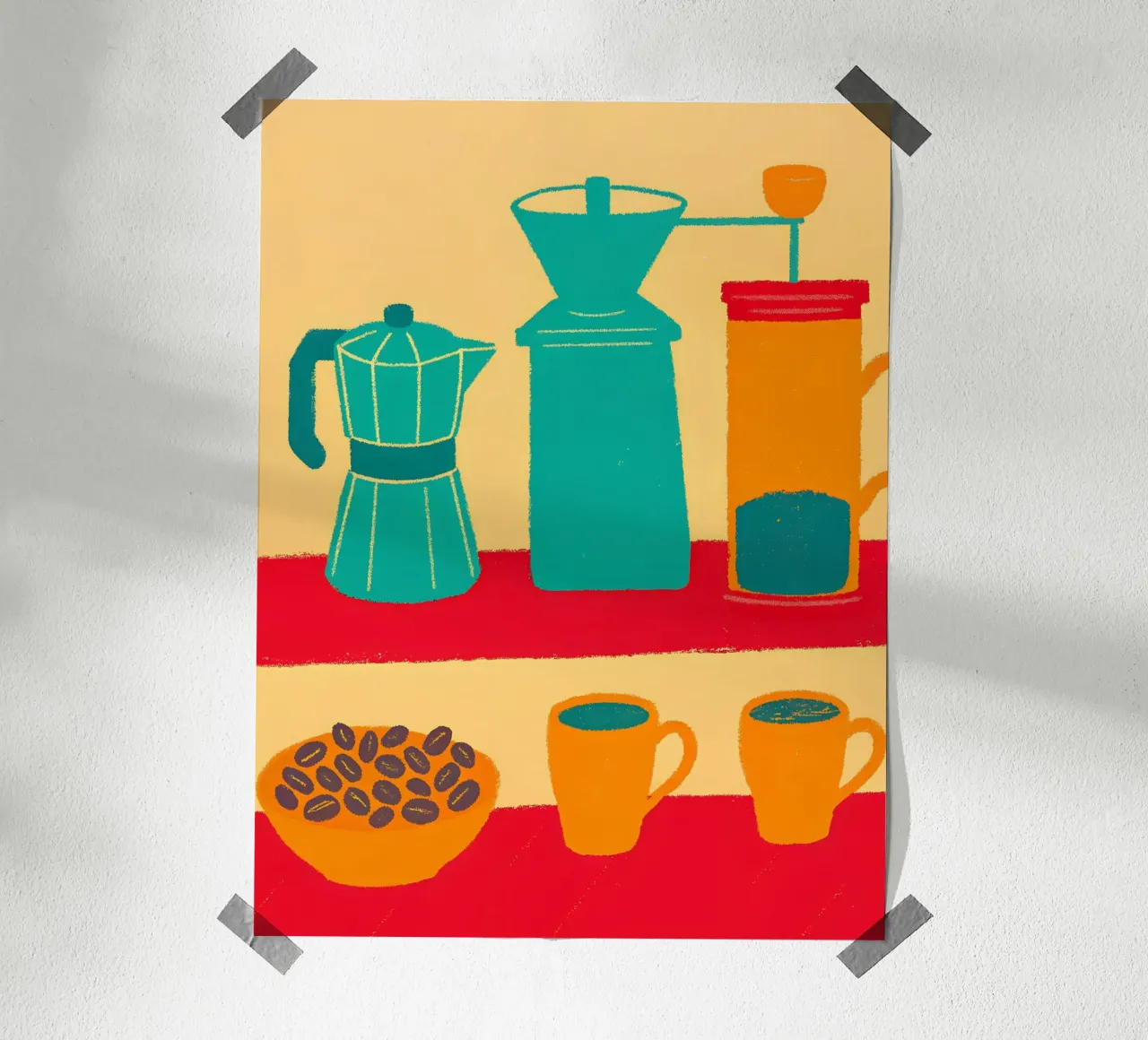 Attrezzature per il caffè poster da PERSONAL TOUCH