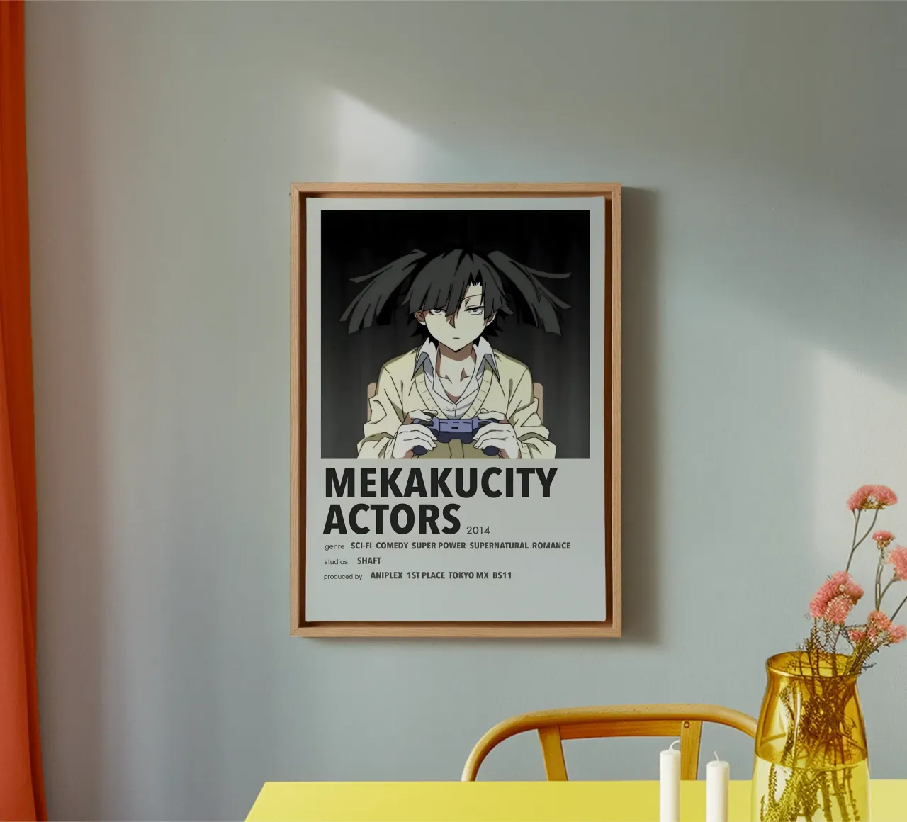 MEKAKUCITY ACTORS  2014 tela con Cornice a cassetta da Totoya