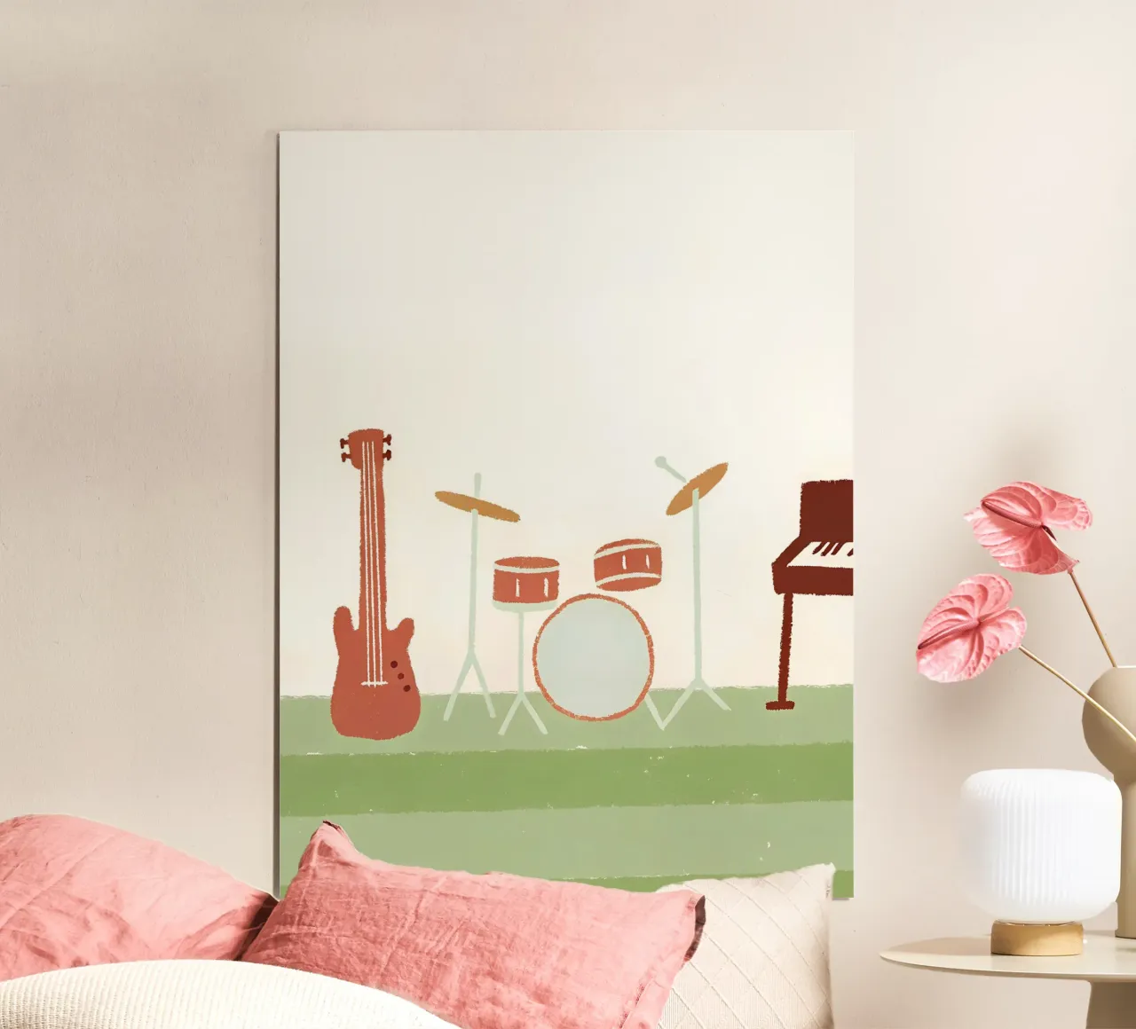 Strumento musicale poster con telaio in legno da PERSONAL TOUCH
