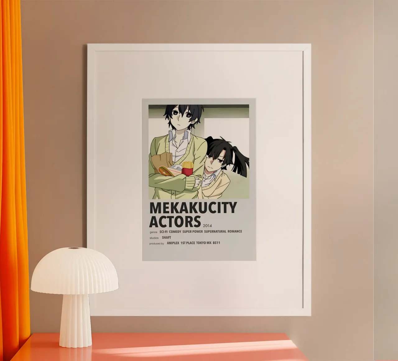 MEKAKUCITY ACTORS  2014 poster con telaio in plastica da Totoya