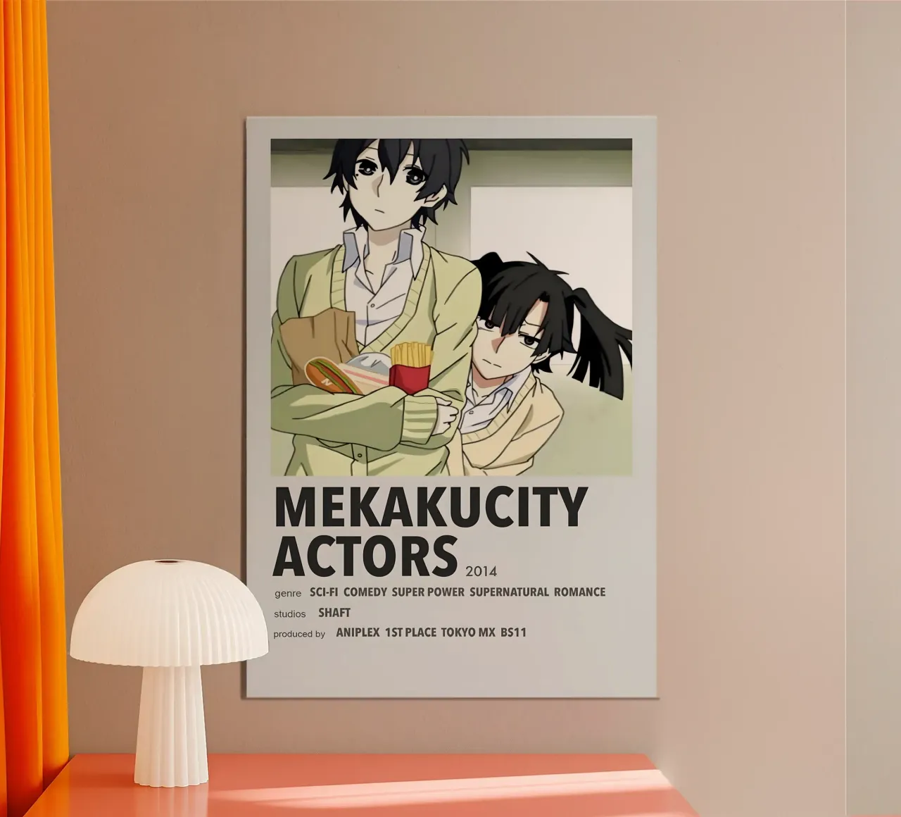 MEKAKUCITY ACTORS  2014 poster con telaio in plastica da Totoya