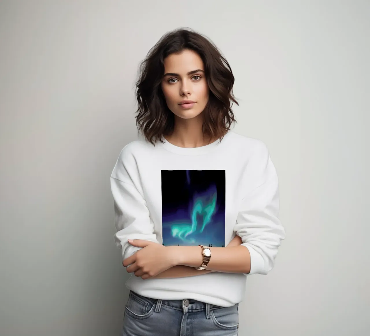Dancing Aurora Borealis felpa da EyeEm Mobile GmbH