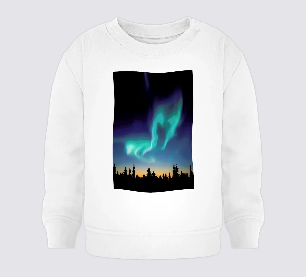 Dancing Aurora Borealis felpa neonato da EyeEm Mobile GmbH