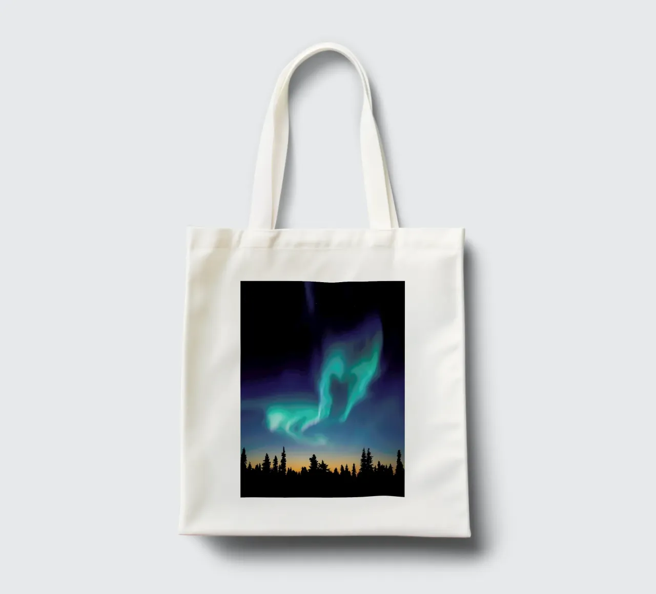 Dancing Aurora Borealis borsa in juta da EyeEm Mobile GmbH