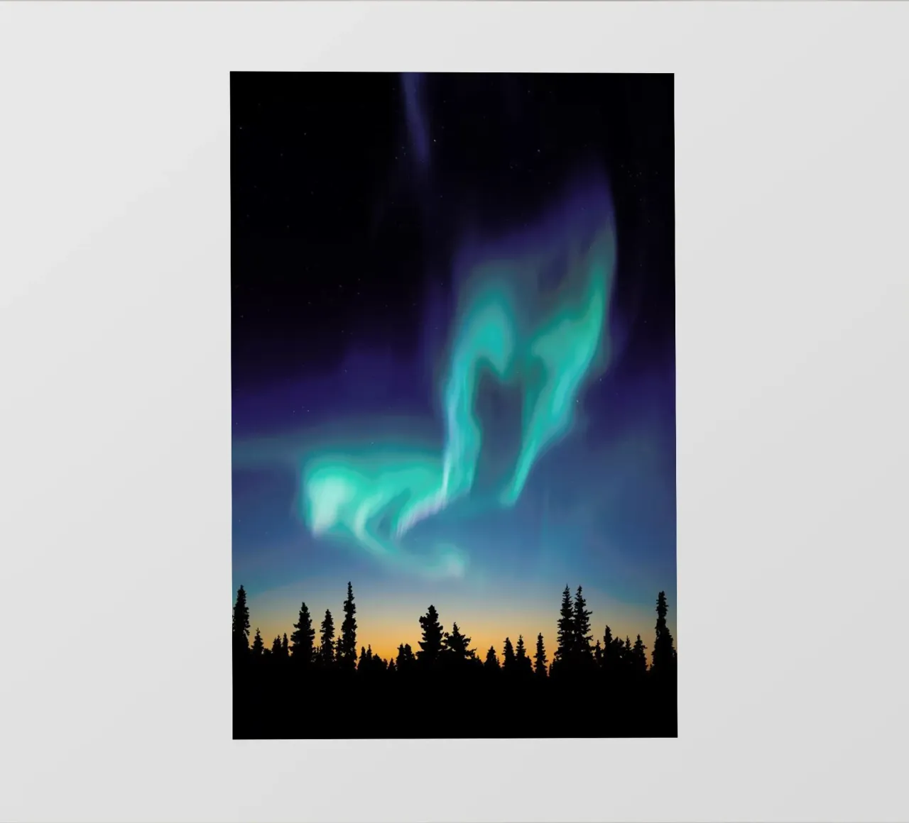 Dancing Aurora Borealis telo in pvc da EyeEm Mobile GmbH