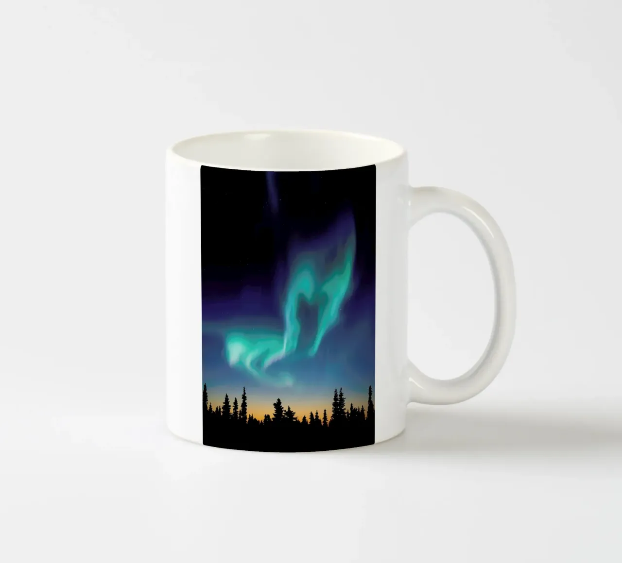 Dancing Aurora Borealis tazza in ceramica da EyeEm Mobile GmbH