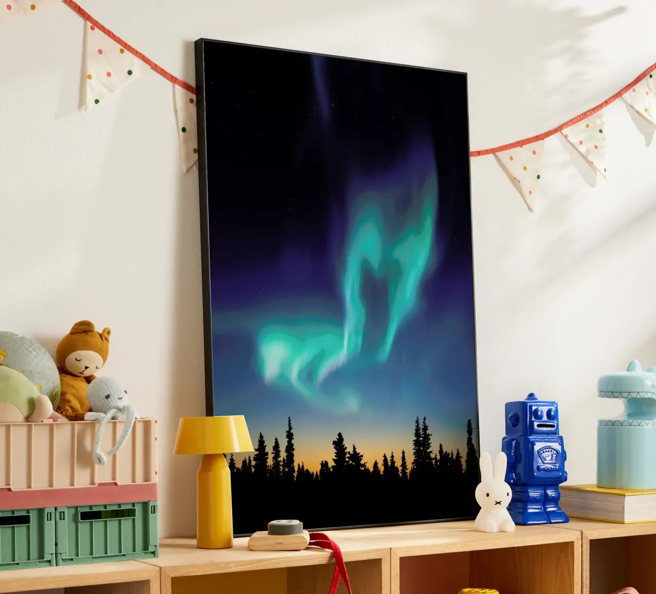 Dancing Aurora Borealis alluminio dibond da EyeEm Mobile GmbH