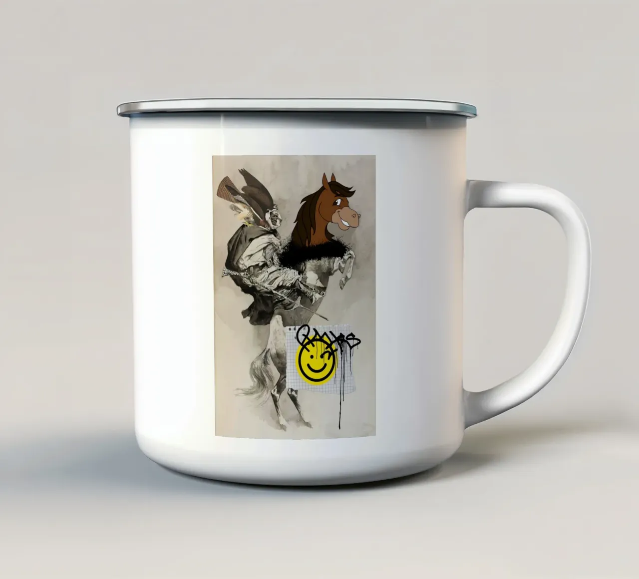 the pop horse tazza in smalto da ramosashop