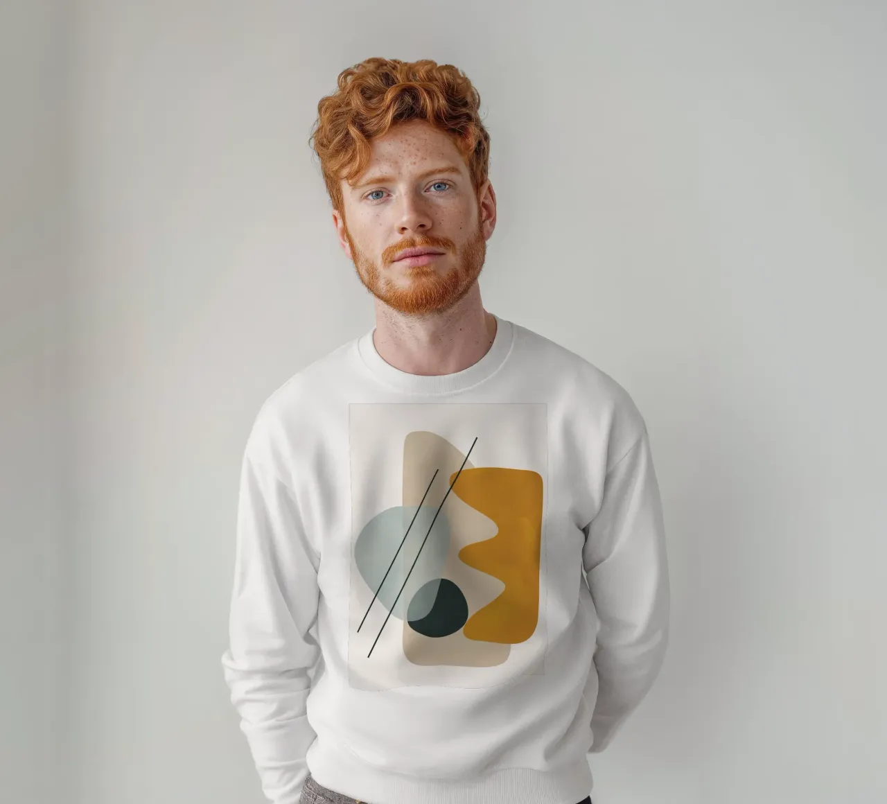 Abstract Shapes No.1 felpa da cityart