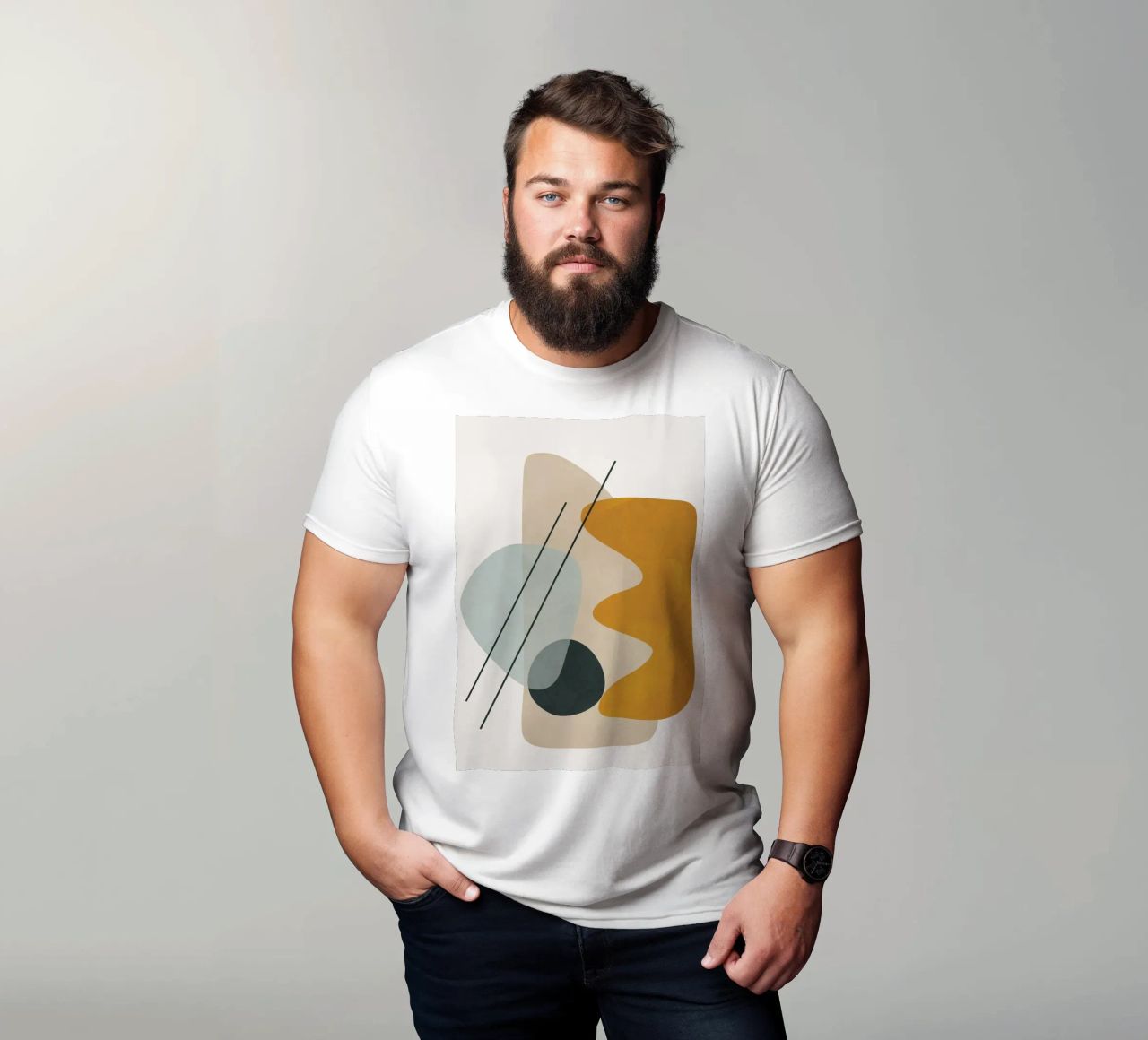 Abstract Shapes No.1 t-shirt da cityart