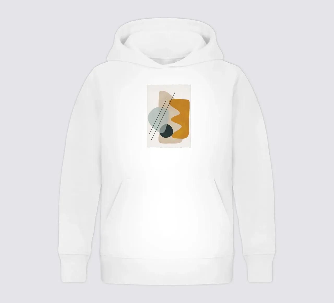 Abstract Shapes No.1 felpa bambino con cappuccio da cityart