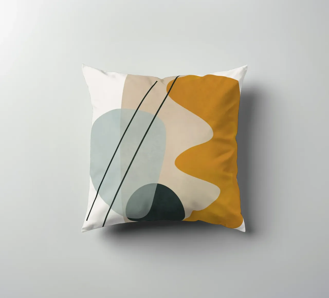 Abstract Shapes No.1 Kissen von cityart