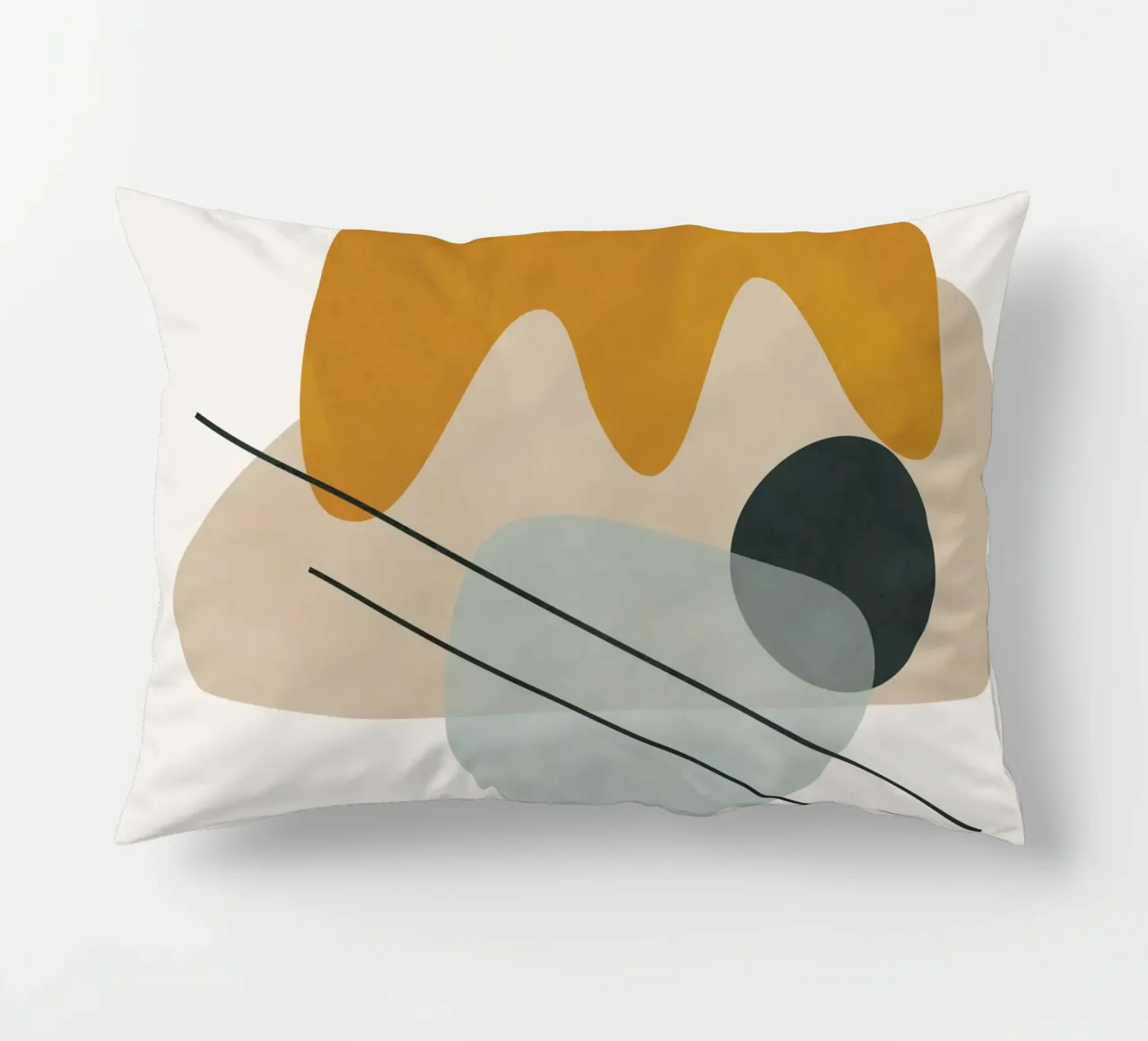 Abstract Shapes No.1 Kissen von cityart