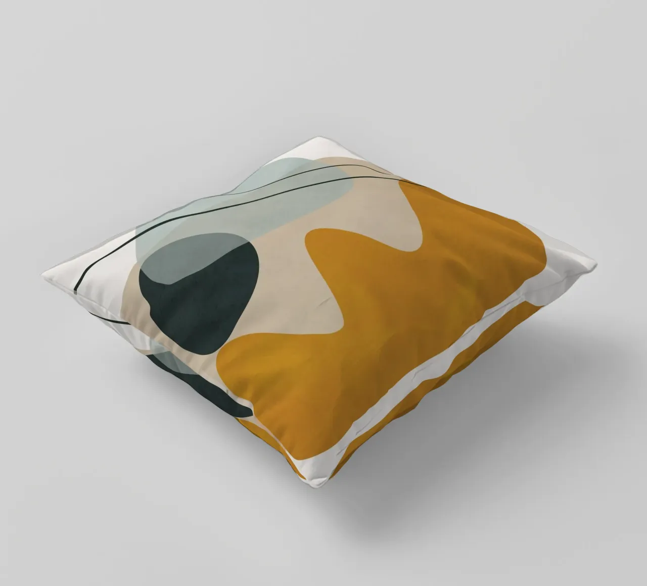 Abstract Shapes No.1 Kissen von cityart
