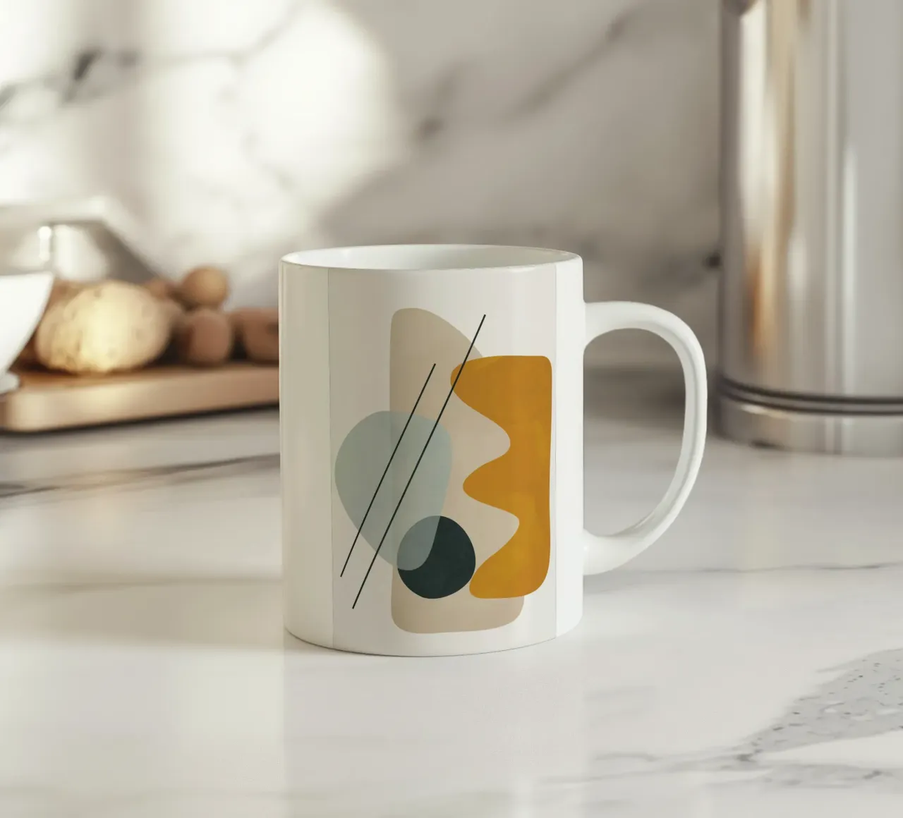 Abstract Shapes No.1 tazza in ceramica da cityart
