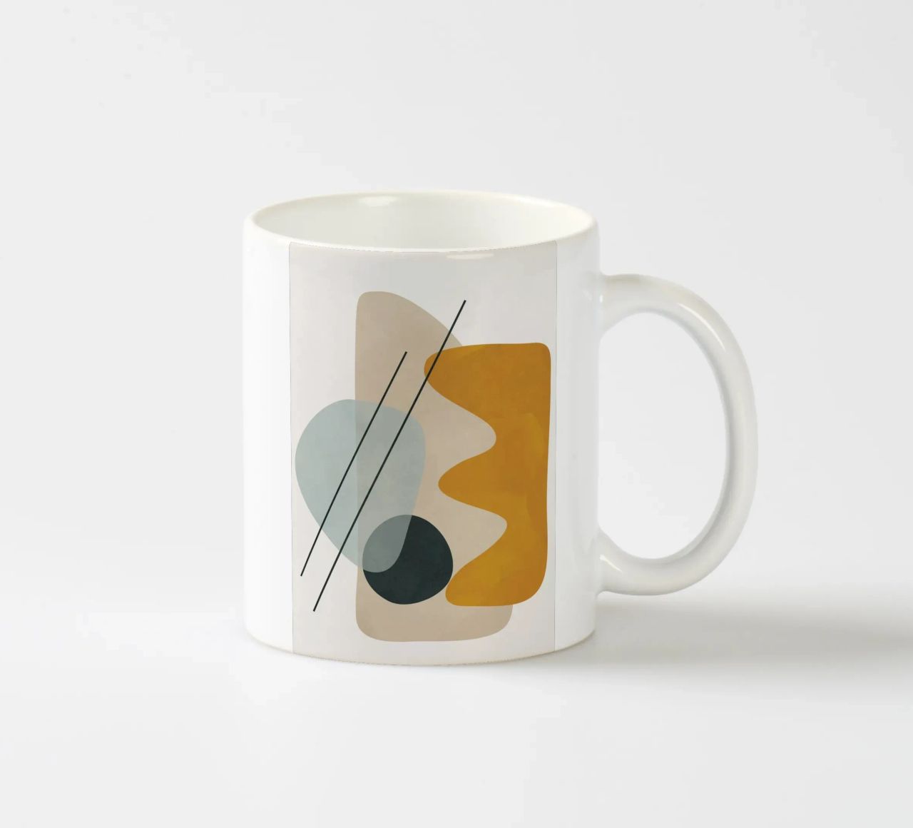 Abstract Shapes No.1 tazza in ceramica da cityart