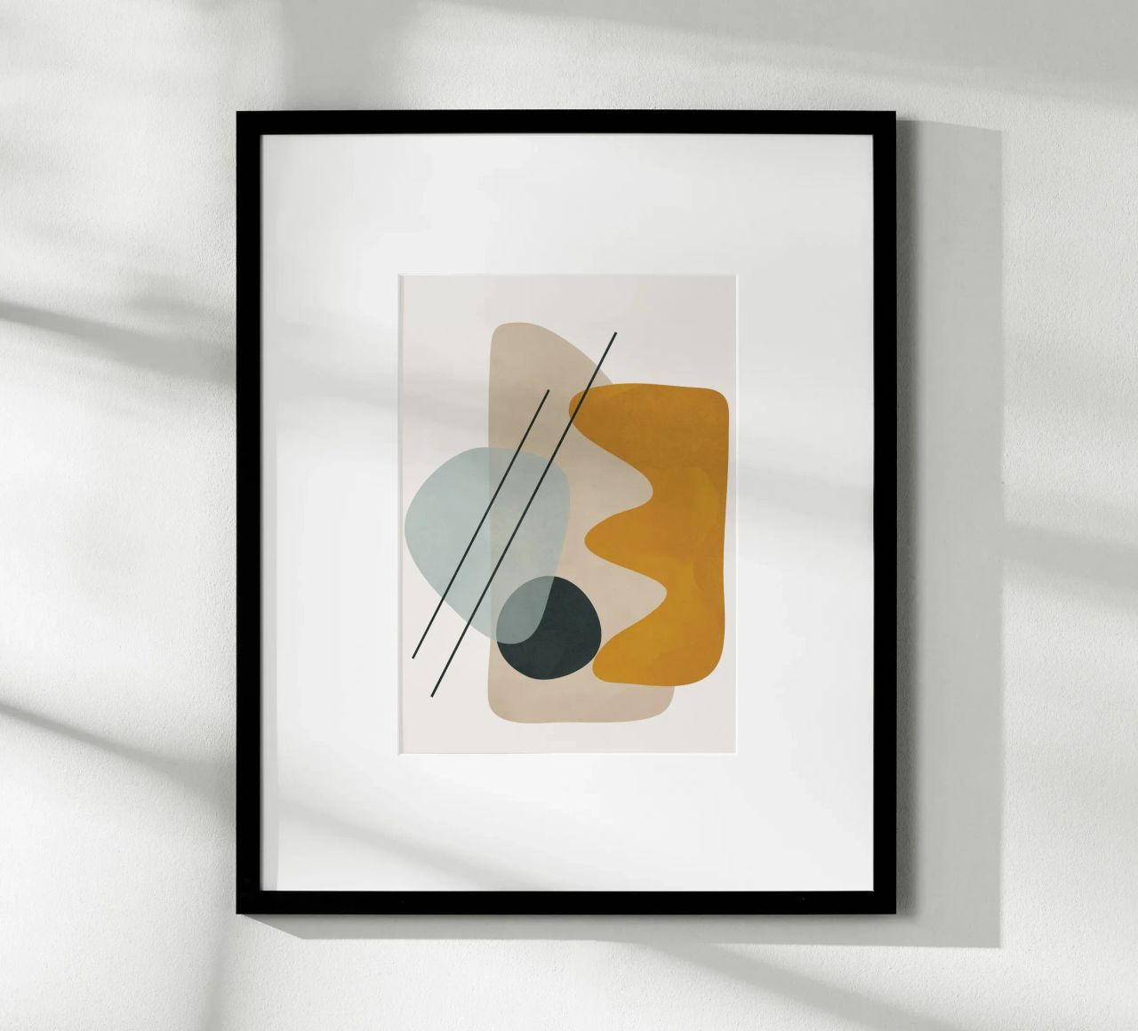 Abstract Shapes No.1 carta hahnemühle da cityart