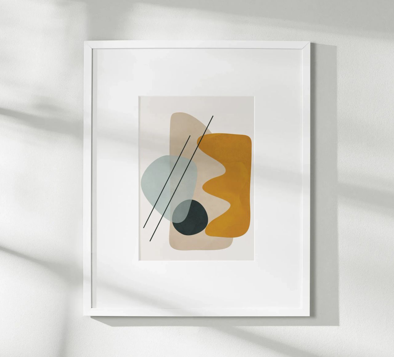 Abstract Shapes No.1 carta hahnemühle da cityart