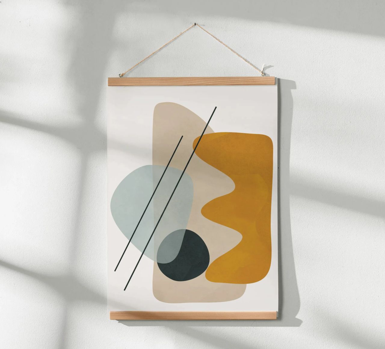 Abstract Shapes No.1 carta hahnemühle da cityart