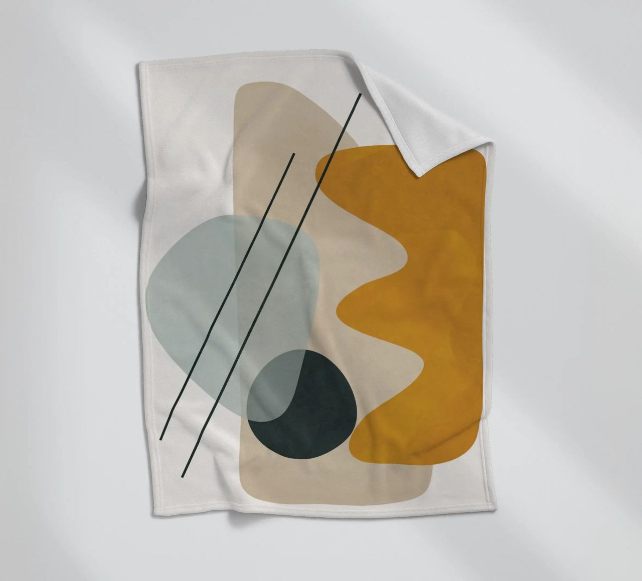 Abstract Shapes No.1 coperta in pile da cityart