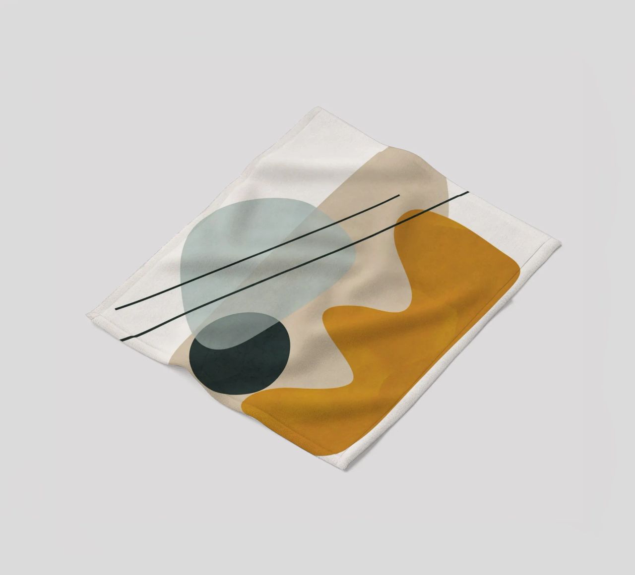 Abstract Shapes No.1 coperta in pile da cityart