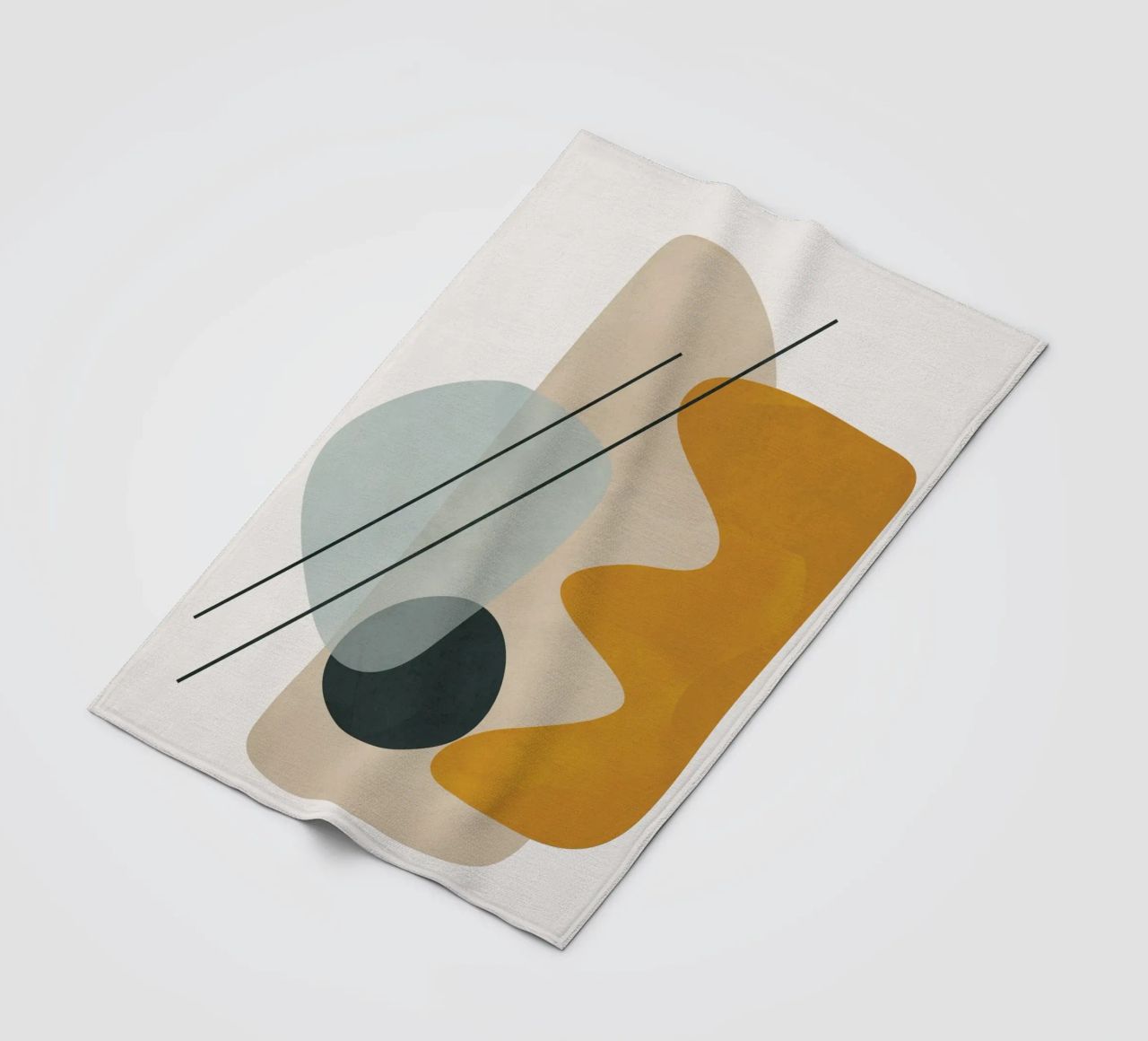 Abstract Shapes No.1 coperta in pile da cityart