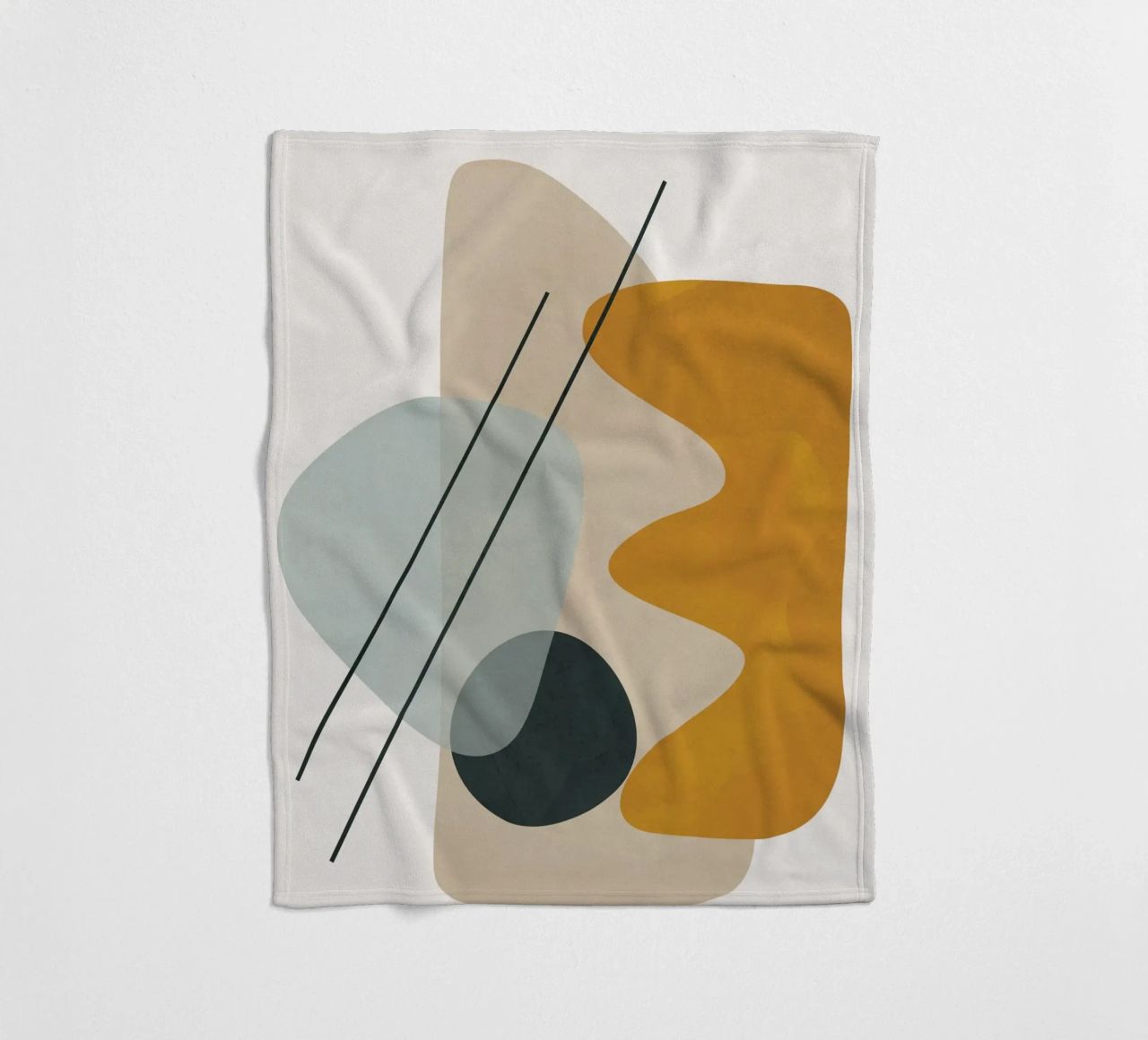 Abstract Shapes No.1 coperta in pile da cityart