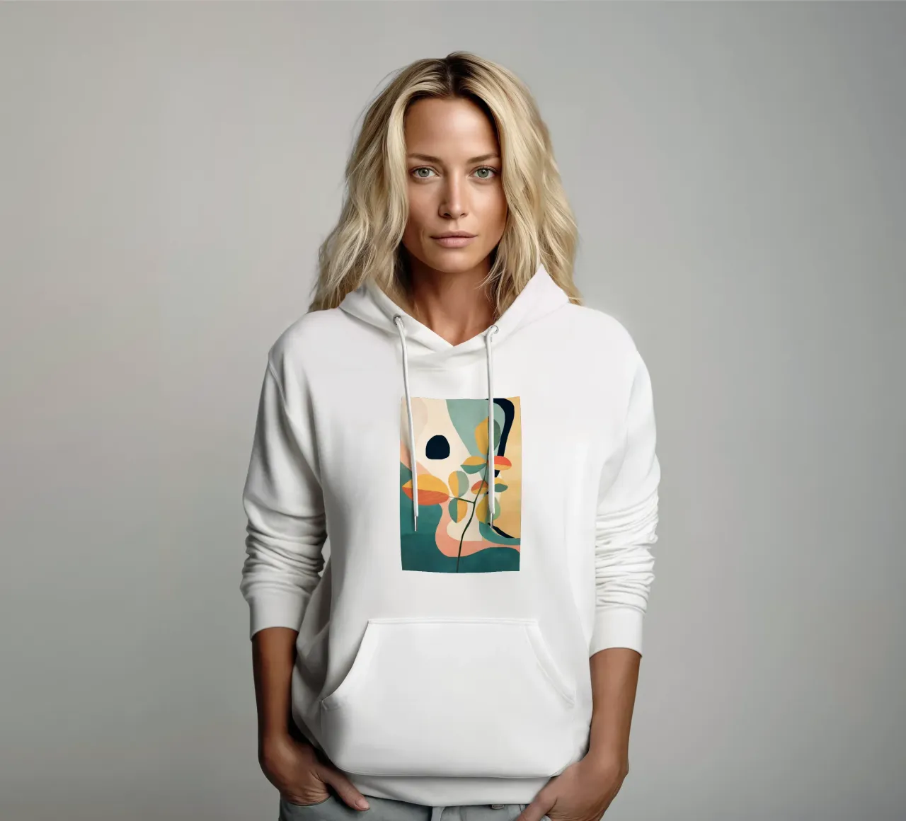 Colorful Branching Out 06 felpa con cappuccio da cityart