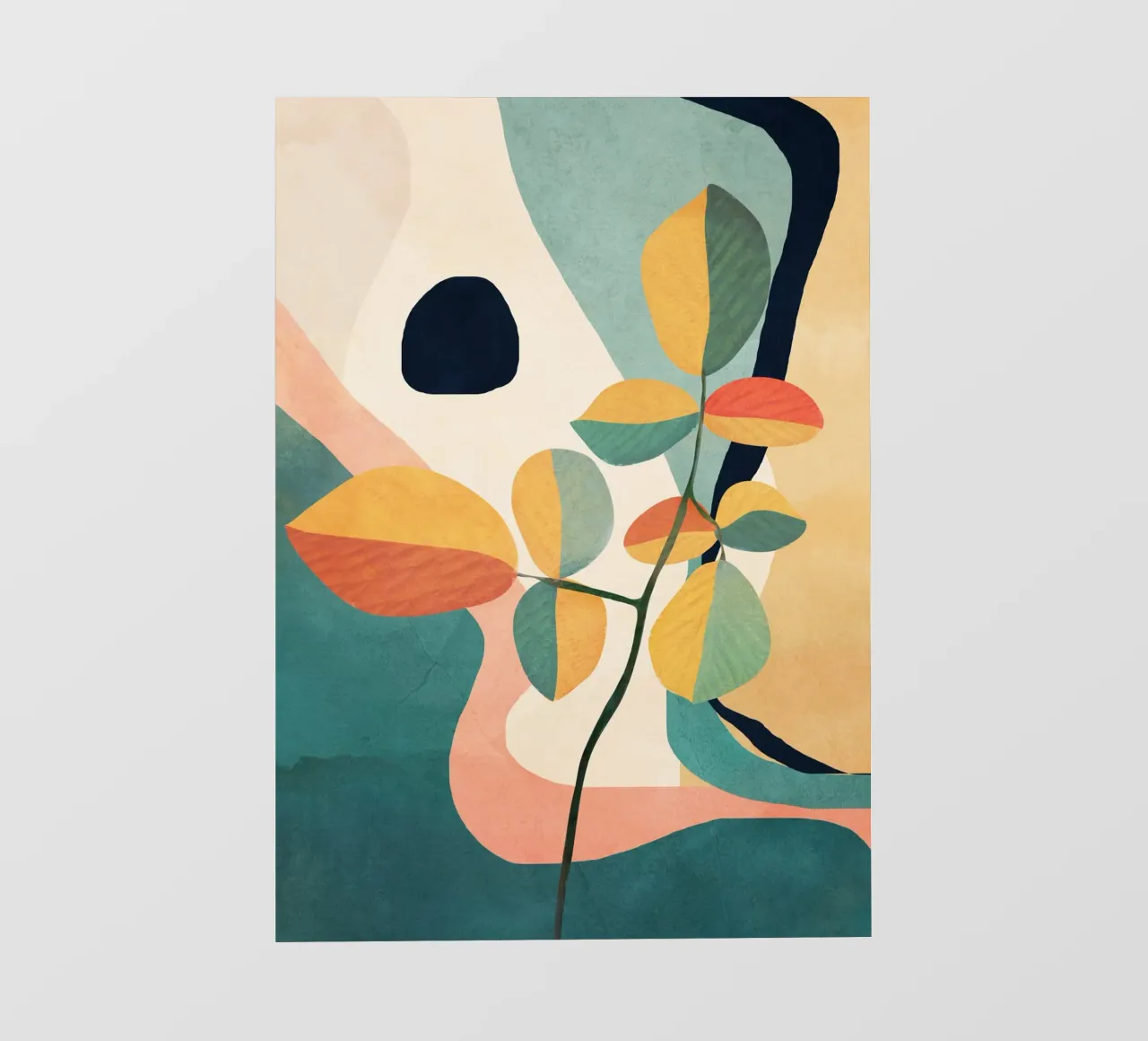 Colorful Branching Out 06 telo in pvc da cityart