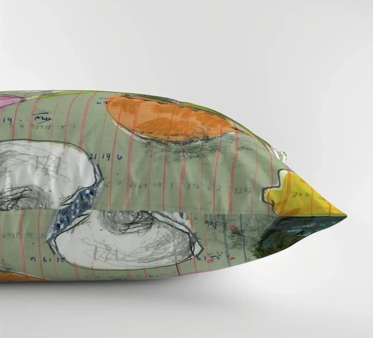 Tulips And Red Fizz decorative cushion by Stars Above Us