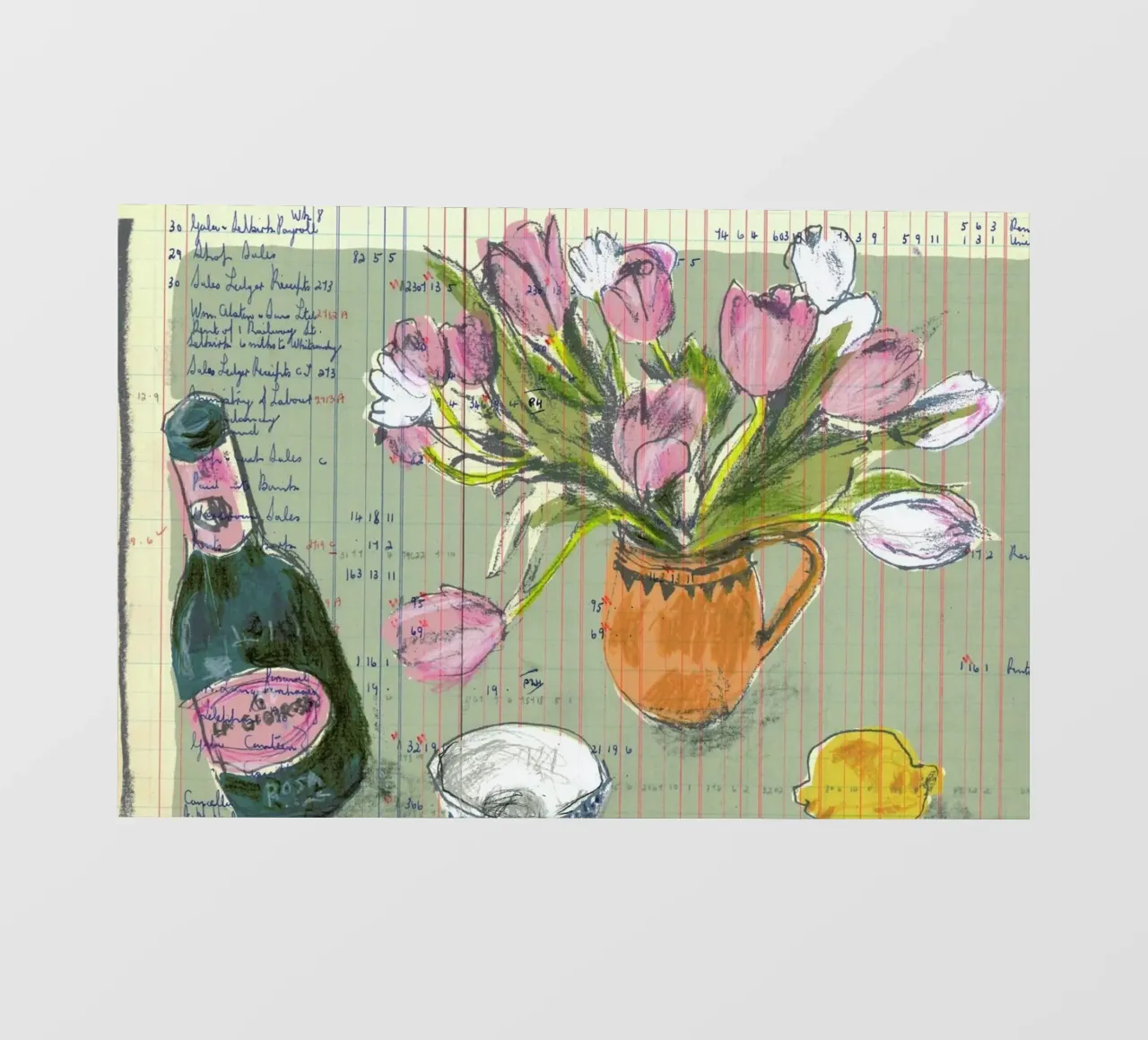 Tulips And Red Fizz telo in pvc da Stars Above Us