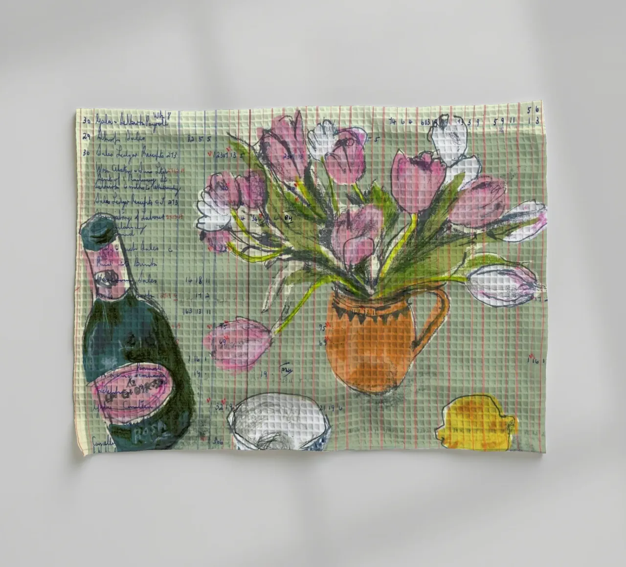 Tulips And Red Fizz canovaccio da cucina da Stars Above Us